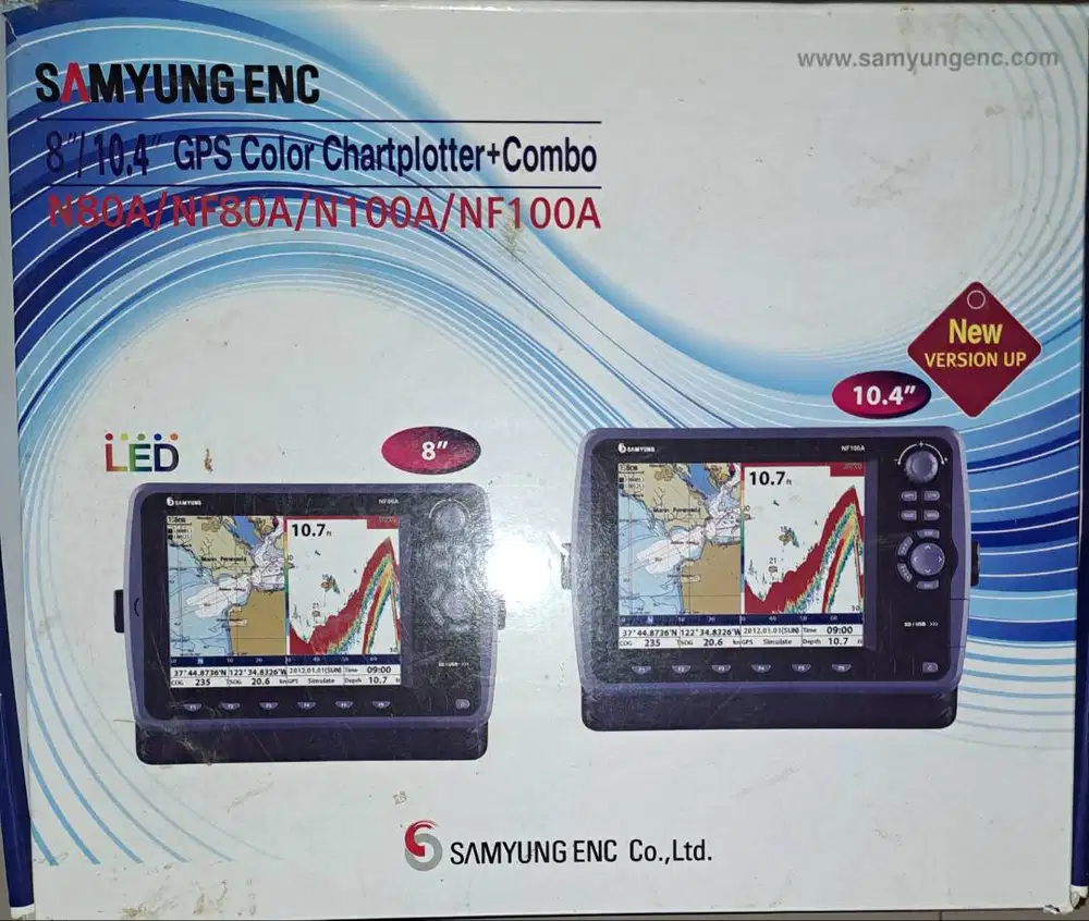 Chart Plotter Samyung N100 untuk navigasi kapal.