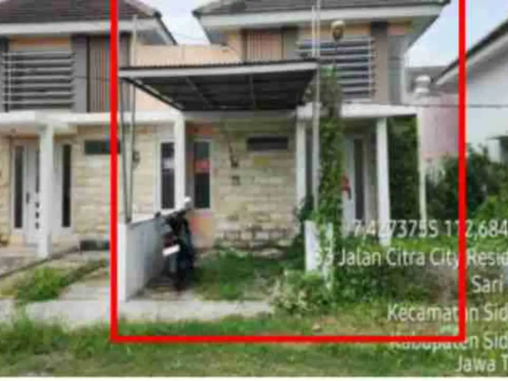 DI JUAL RUMAH 

KEL. : SARIROGO
KEC. : SIDOARJO 
KAB  : SIDOARJO