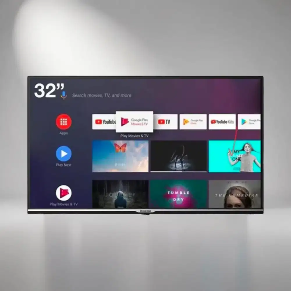 TV Android Changhong 32 inci - masih mulus bisa diantar