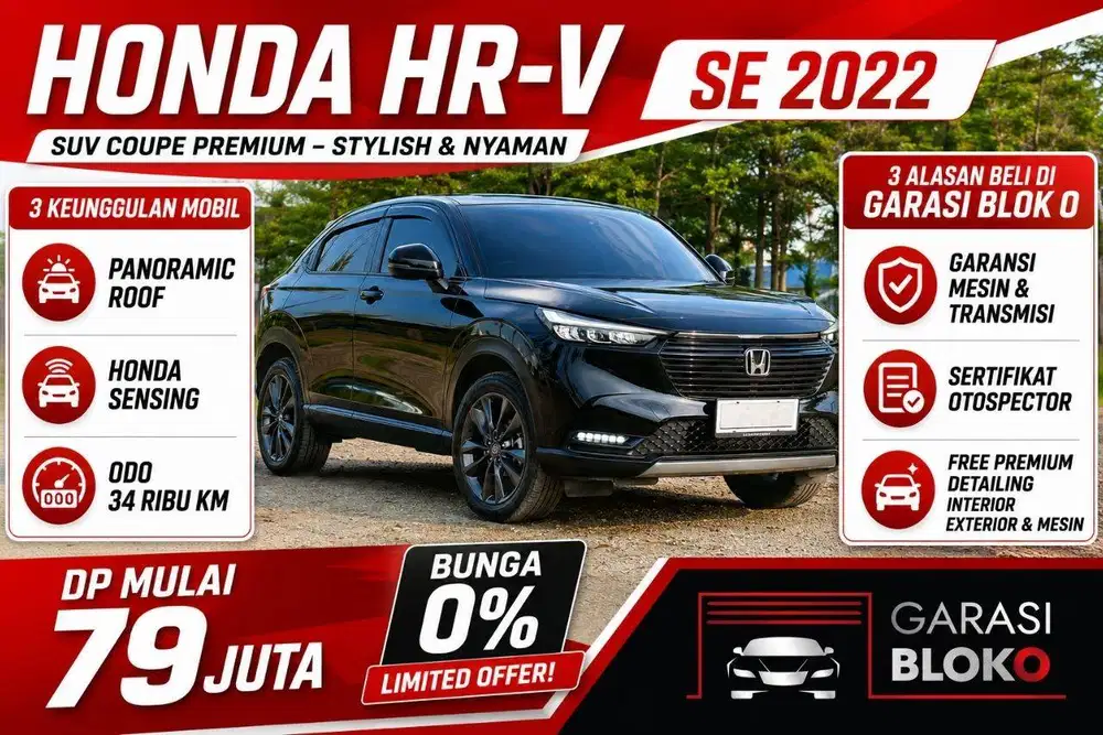 Honda HR-V 1.5L  SE Special Edition 2022