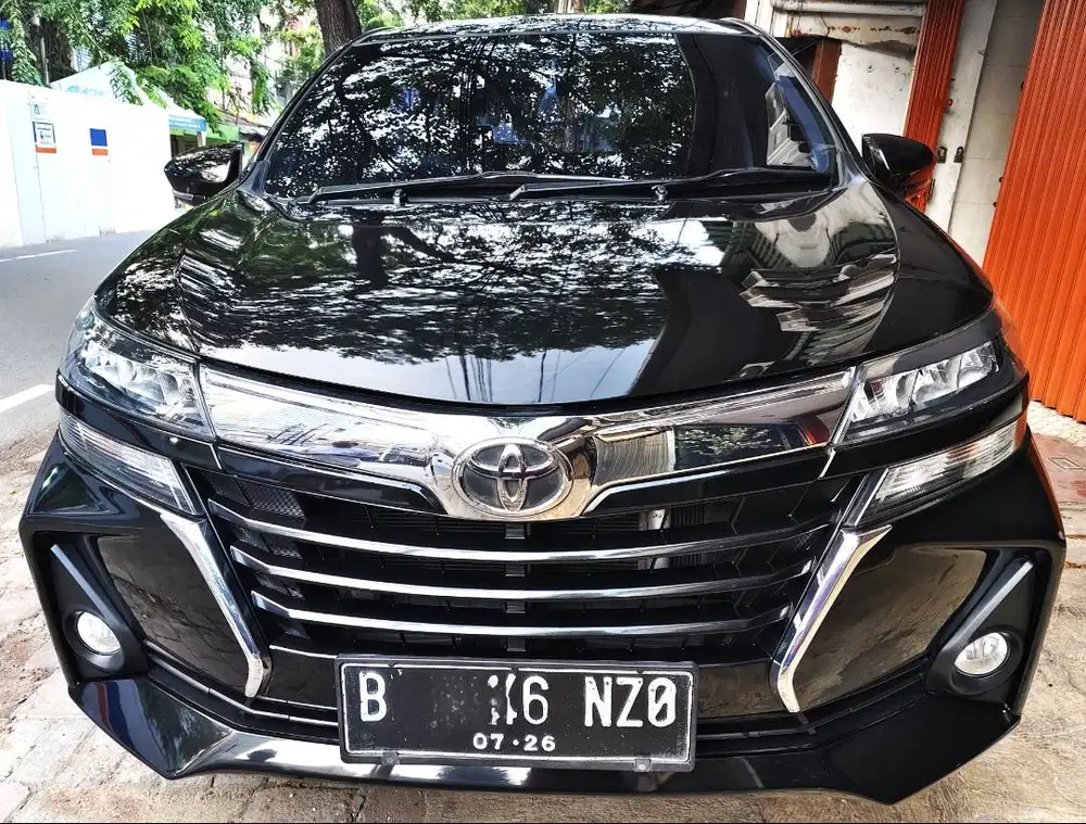 Avanza G 1.3 AT Th 2021 Hitam,KM 58RB Rec TOYOTA,Mulus NO PR,TDP 18jt