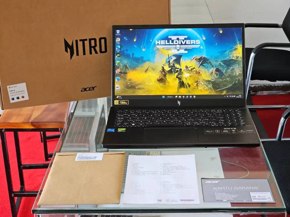 ACER NITRO ANV15 51 intel Core i5 Gen 13 Ram 8 GB SSD 512 GB Nvidia RT