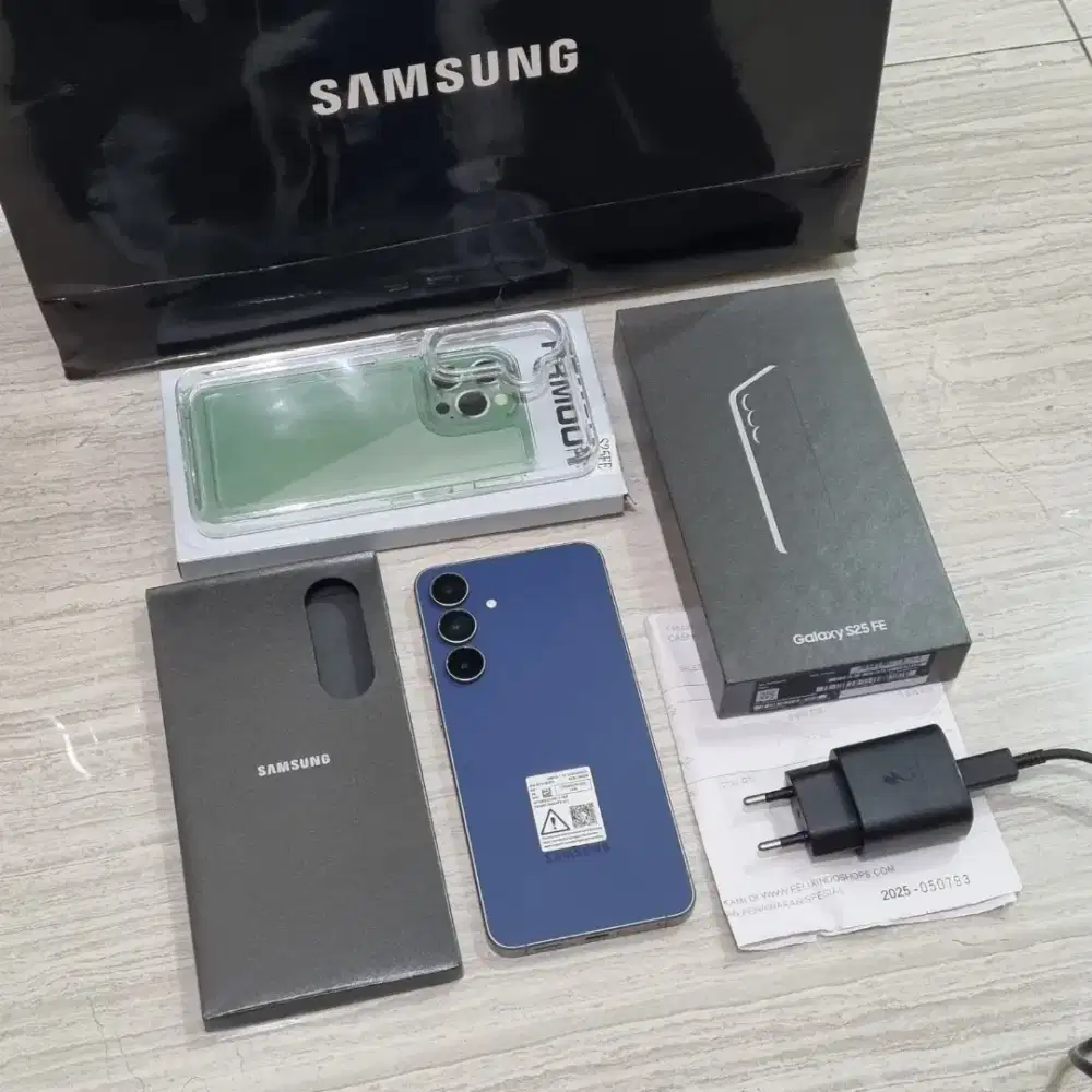 Samsung Galaxy S25 FE 5G 256GB
Garansi Resmi SEIN ON Navy Blue Fullset