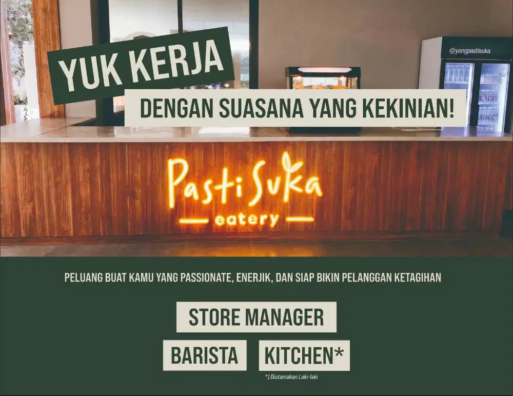 Yuk kerja dengan suasana cafe yang kekinian!