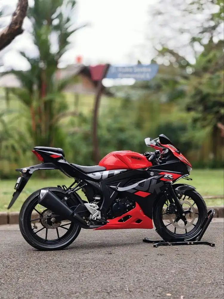 KM 6K AJA! SUZUKI GSX 150R 2023 MERAH HITAM PAJAK PANJANG RASA BARU