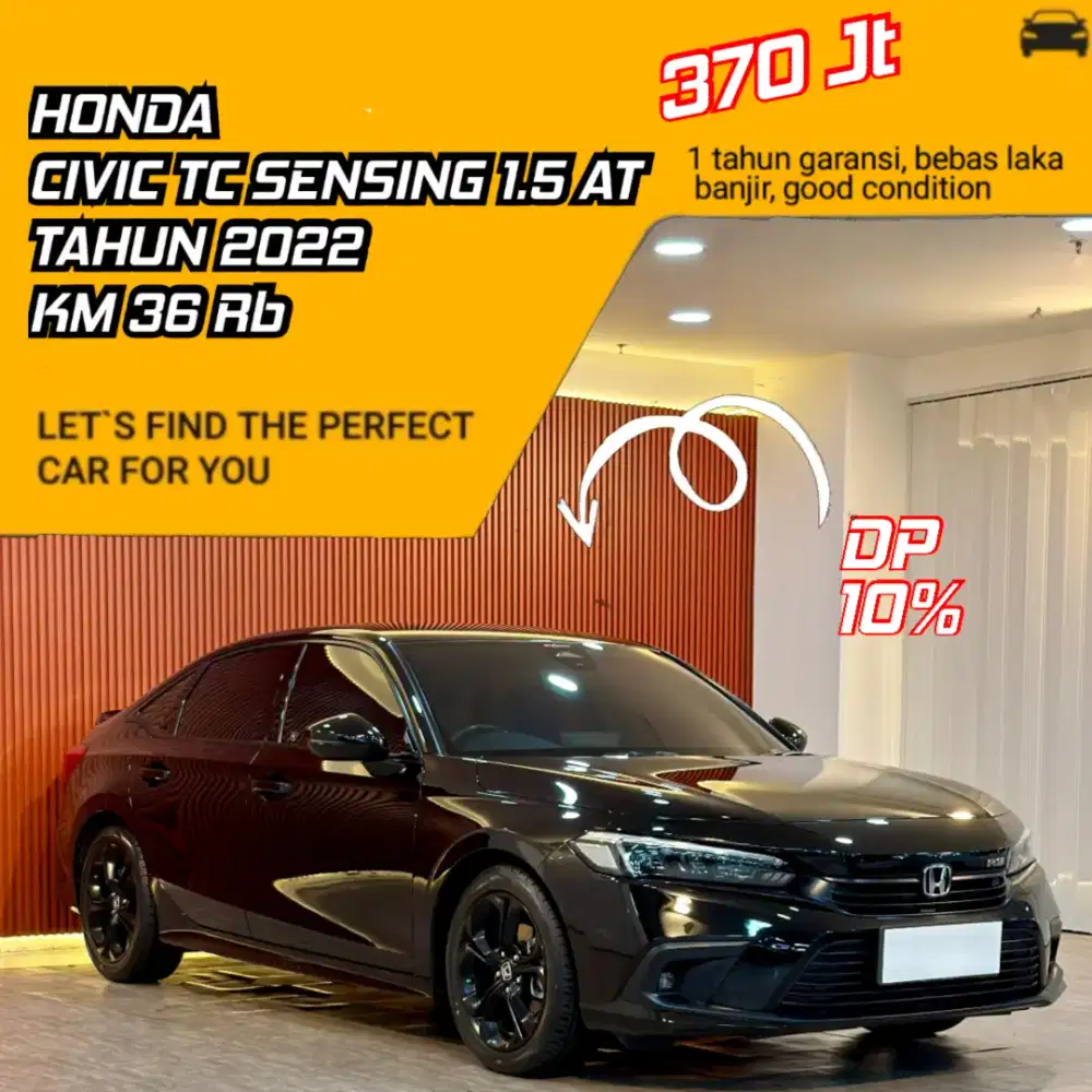 Honda Civic RS Turbo Sensing 1.5 AT Tahun 2022
