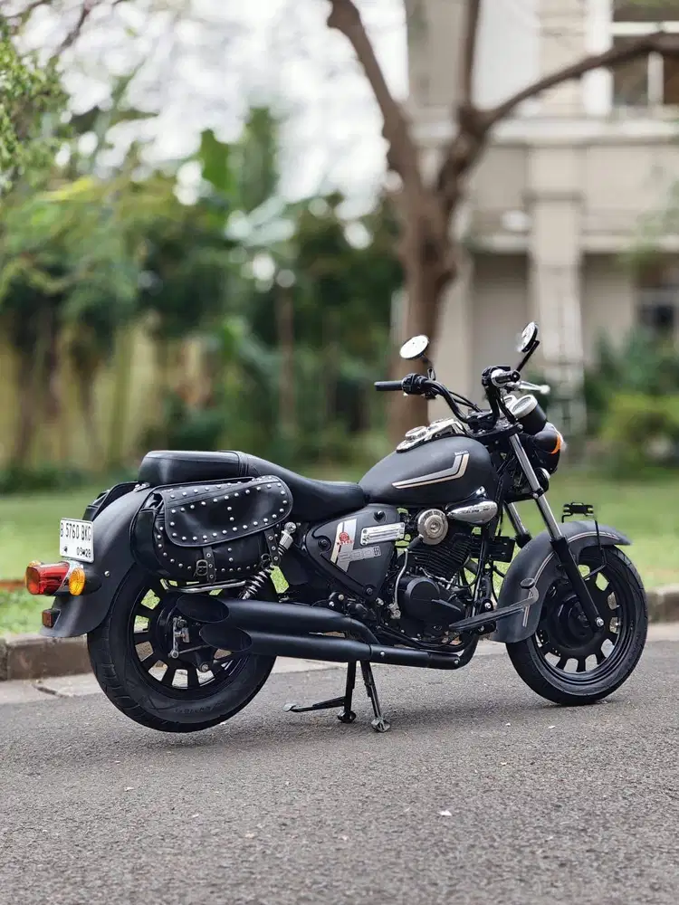 ANTIK! BENELLI MOTOBI 200 EFI 2023 HITAM KM 10K PAJAK ON SIAP GASPOL