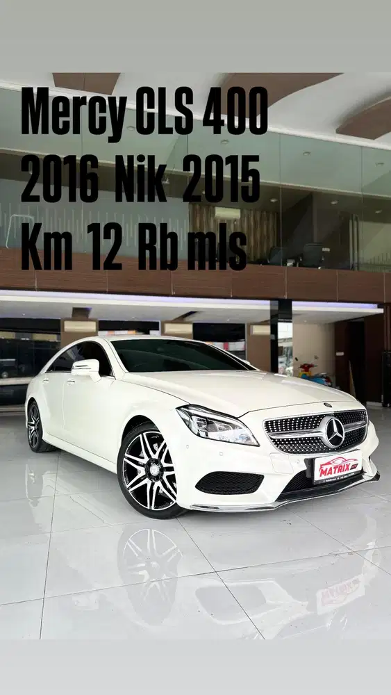 Mercy CLS400 white on black 2016 Nik 2015 Siap pakai