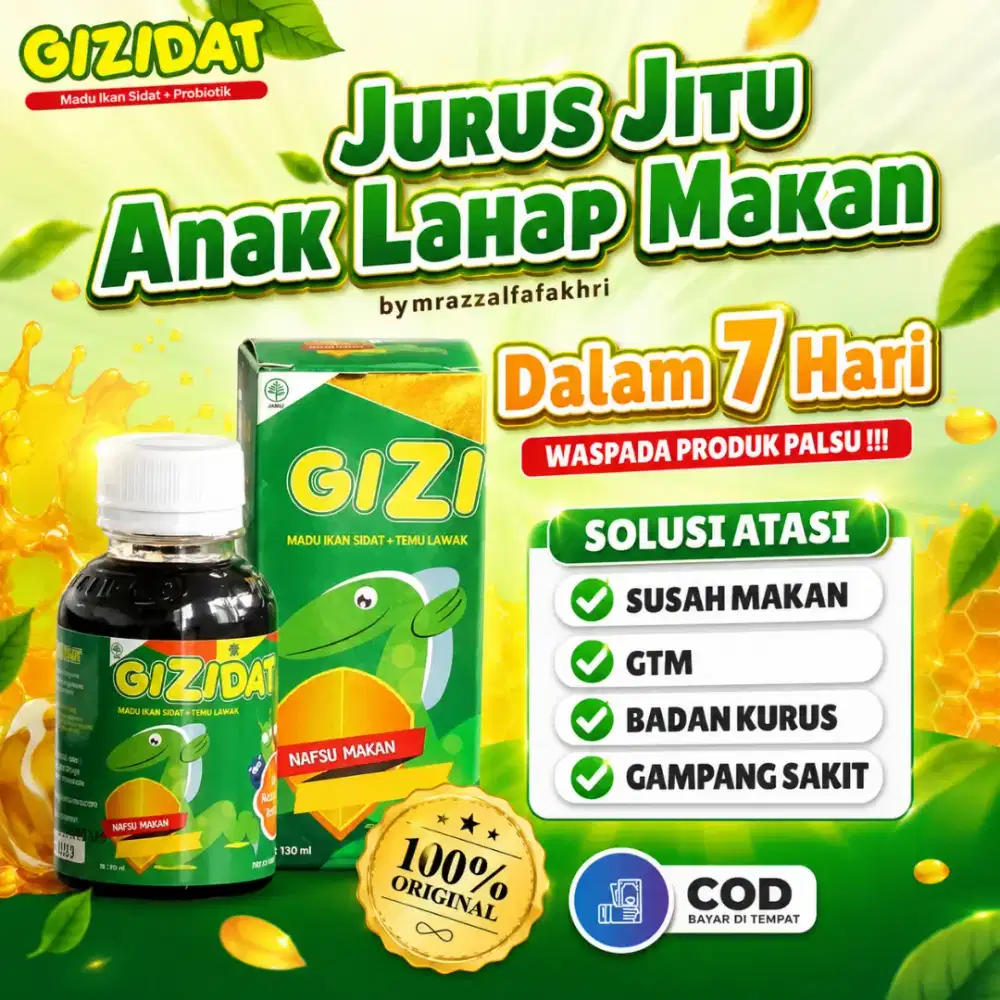 Terlaris! Gizidat - Nutrisi Nafsu Makan Anak