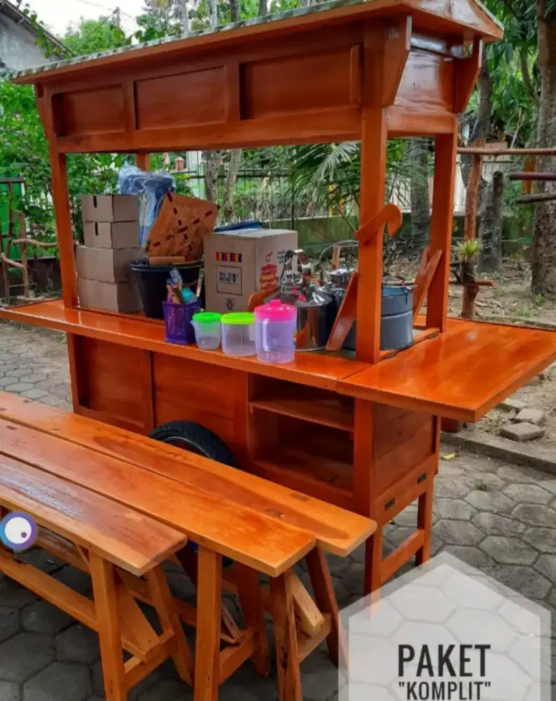 Gerobak Angkringan usaha - GRATIS ONGKIR BOGOR