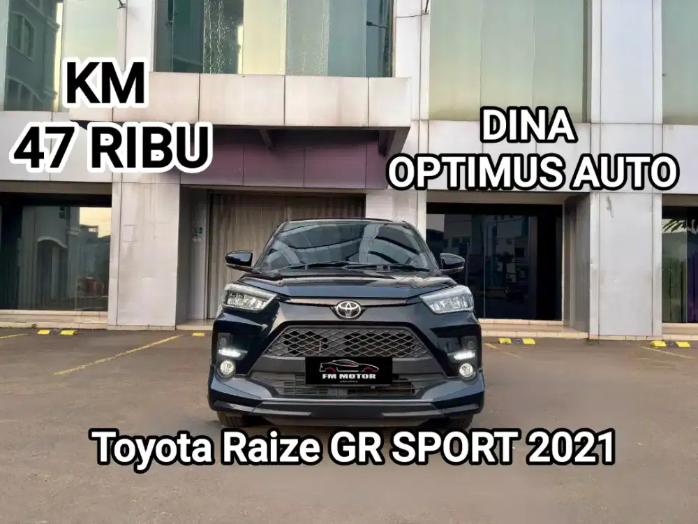 Toyota Raize GR Sport TSS 2021 AT 1.0, Km 47Ribu, Kondisi Istimewa
