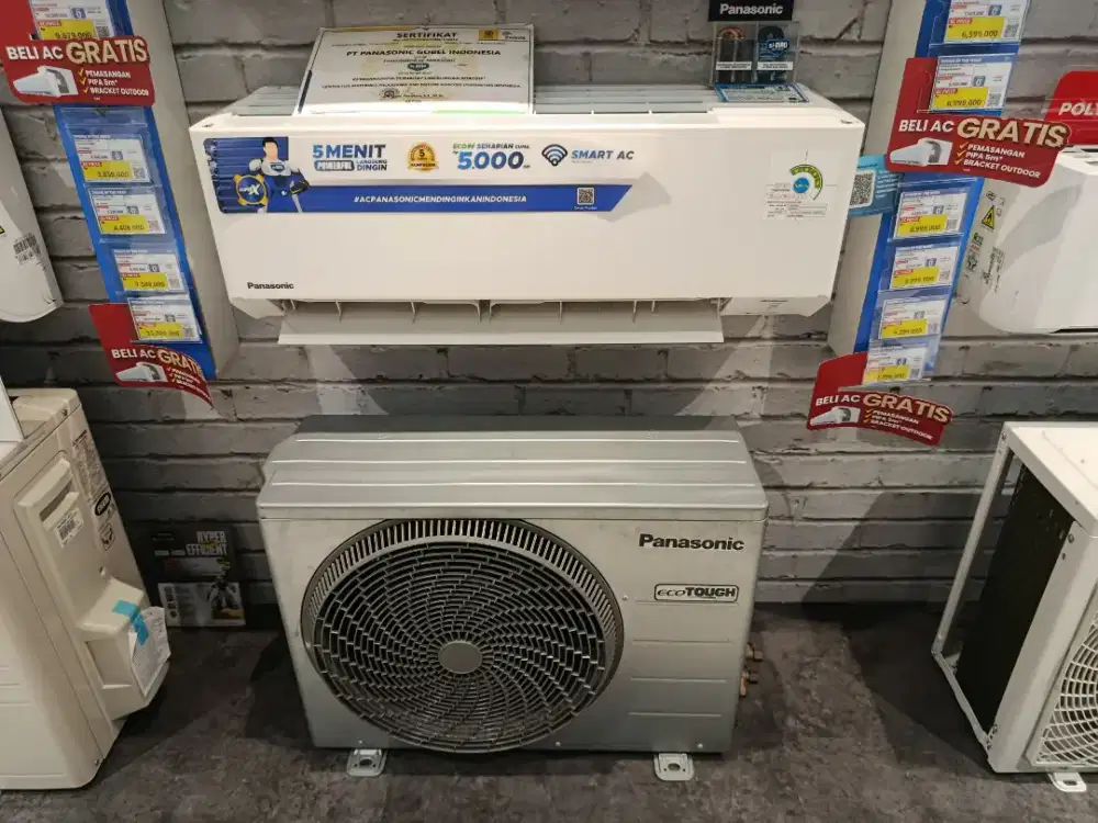 PANASONIC AC SPLIT 2 PK STANDARD BUNGA % FREE 2X CICILAN