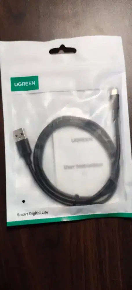 Ugreen USB2.0 to Micro USB cable 2.4A Black 1m - 60136