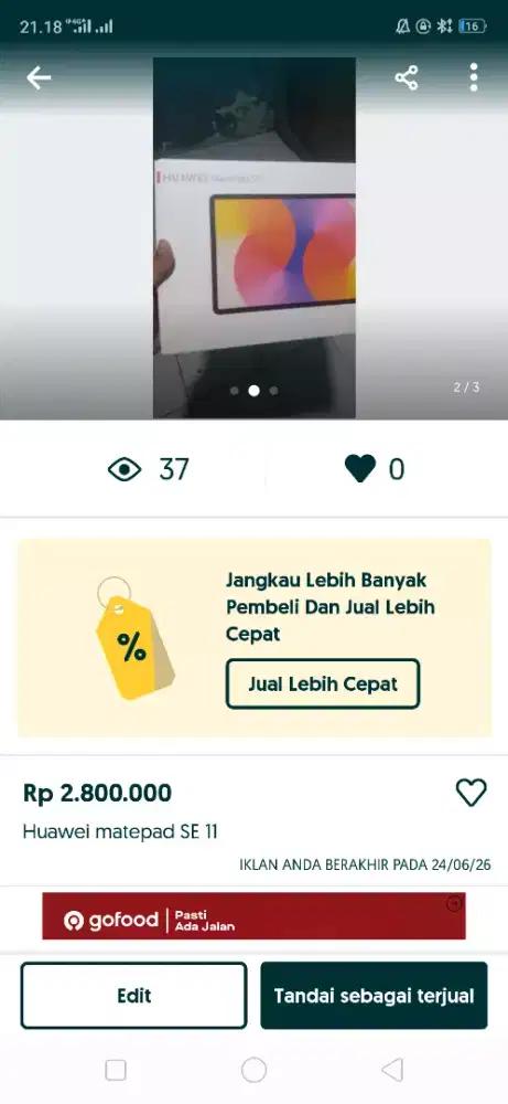 Matepad Huawei SE 11