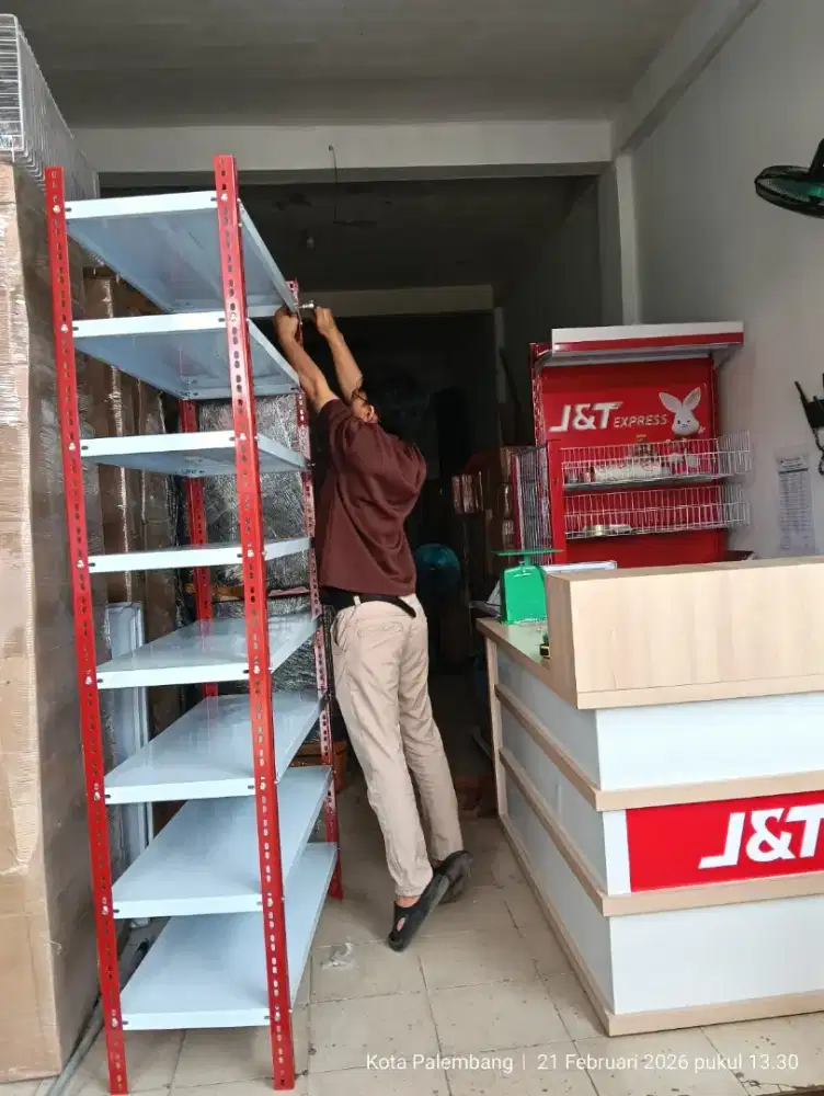 Rak gudang siku