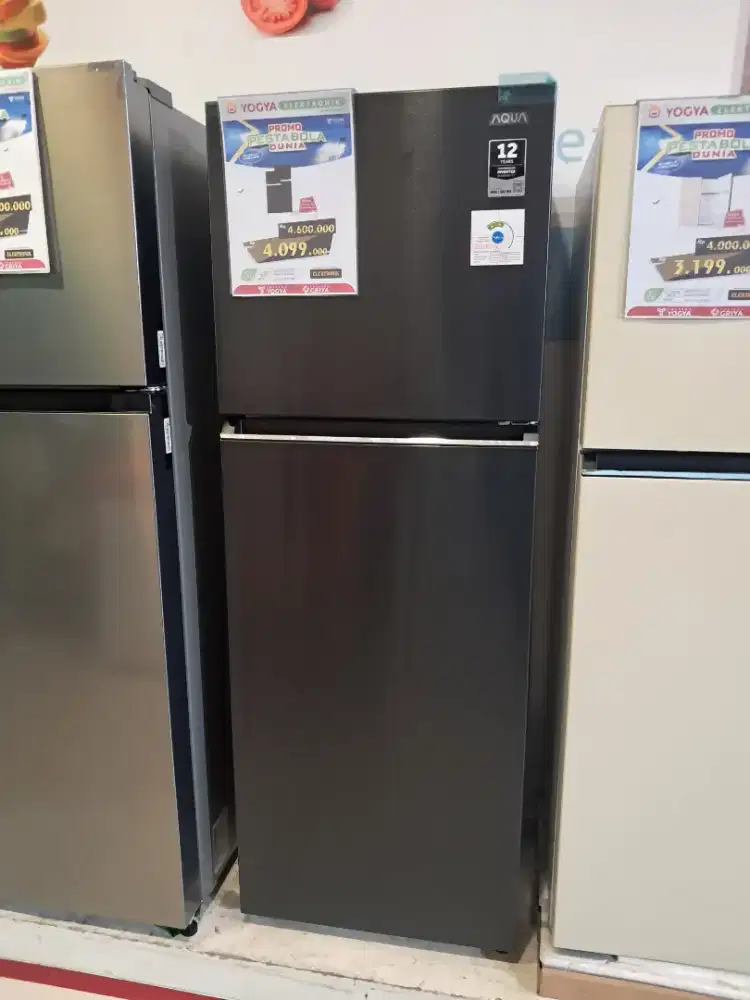 KULKAS AQUA  AQRDTM285RAVMX PROMO CICILAN TANPA DP