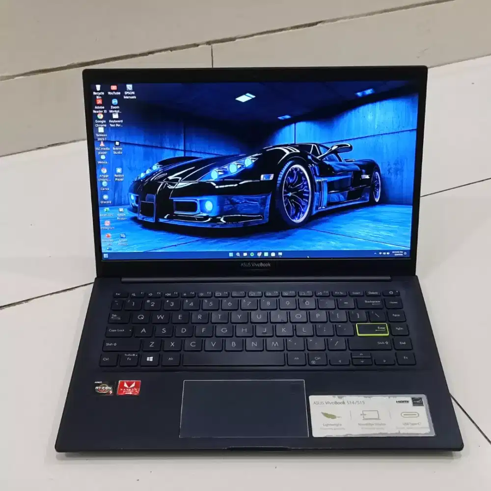 Asus Vivobook X421DA AMD Ryzen 7 3700U Ram 8GB SSD 512GB