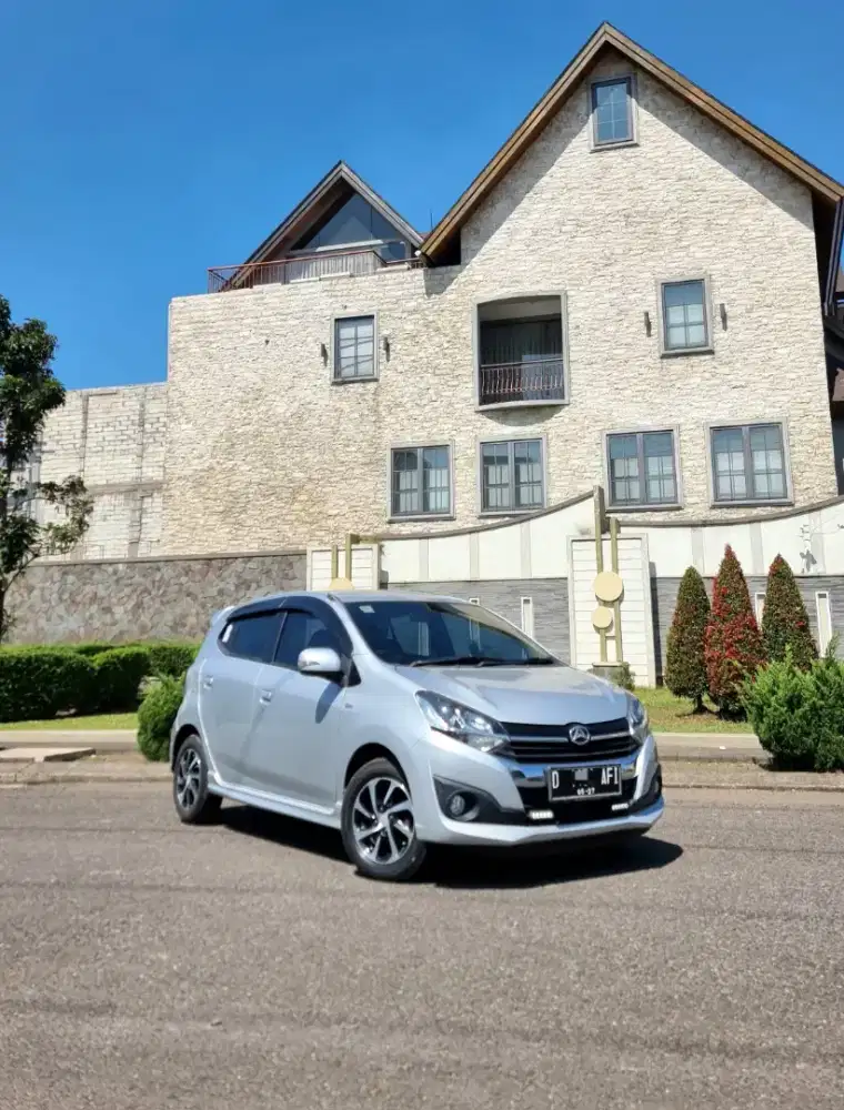 LOW KM 50RIBU!! FULL RECORD DAIHATSU AYLA R SPORTY 1.2 MATIC 2017