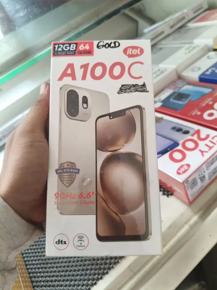 new itel a100c 4+8/64 garansi resmi