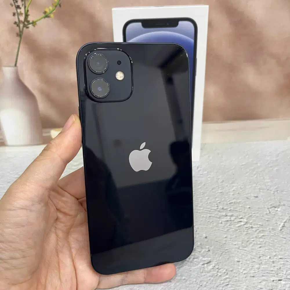 iPhone 12 128GB Black second iBox Fullset
