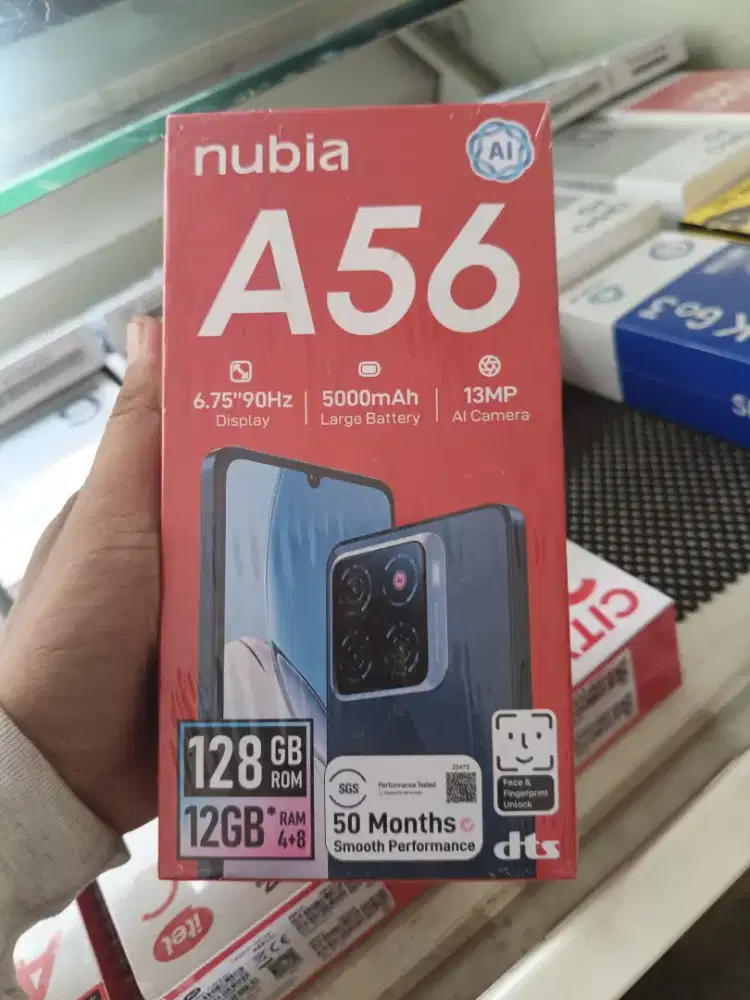 new nubia a56 4/128 garansi resmi