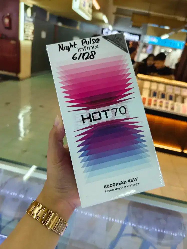 PROMO INFINIX HOT 70 6/128 NEW GARANSI RESMI