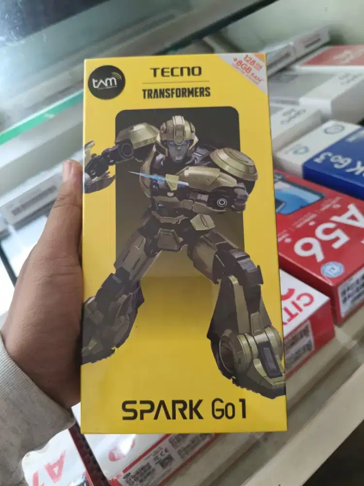 new tecno spark go1 4+4/128 garansi resmi
