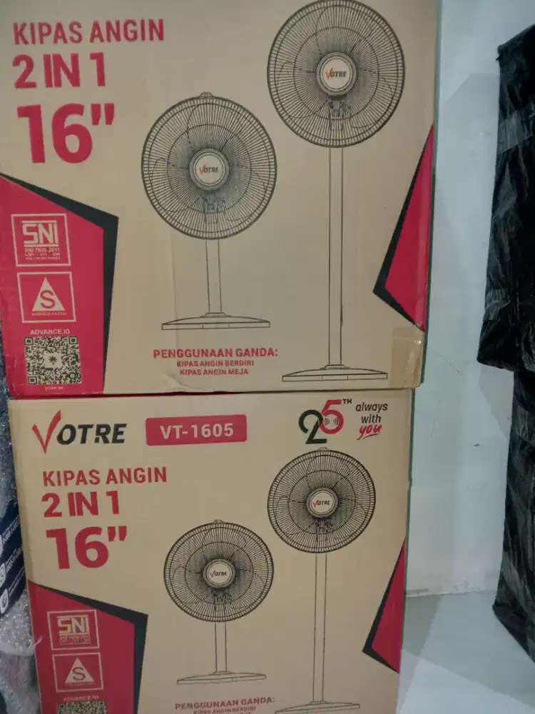 Kipas angin Advance minimalis type votre 2 in 1 16inch