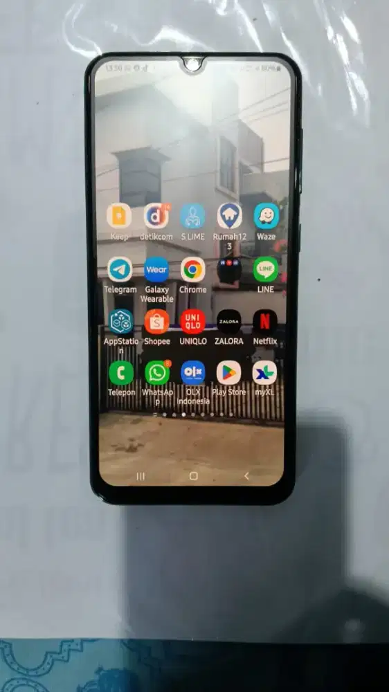 Samsung A50S biru