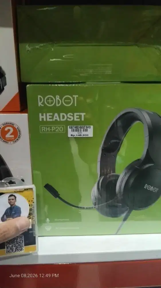ROBOT WIRED HEADSET RH-P20