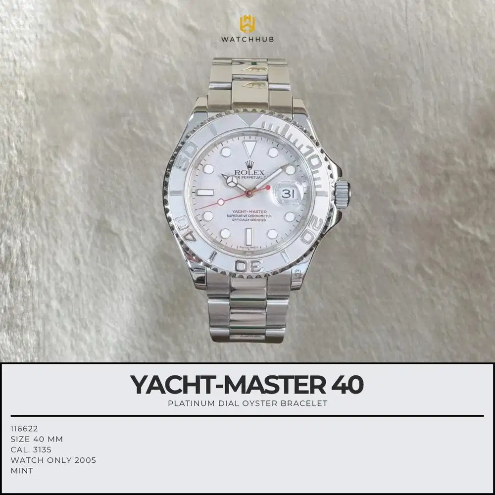 Rolex Yacht-Master 40 Platinum 116622