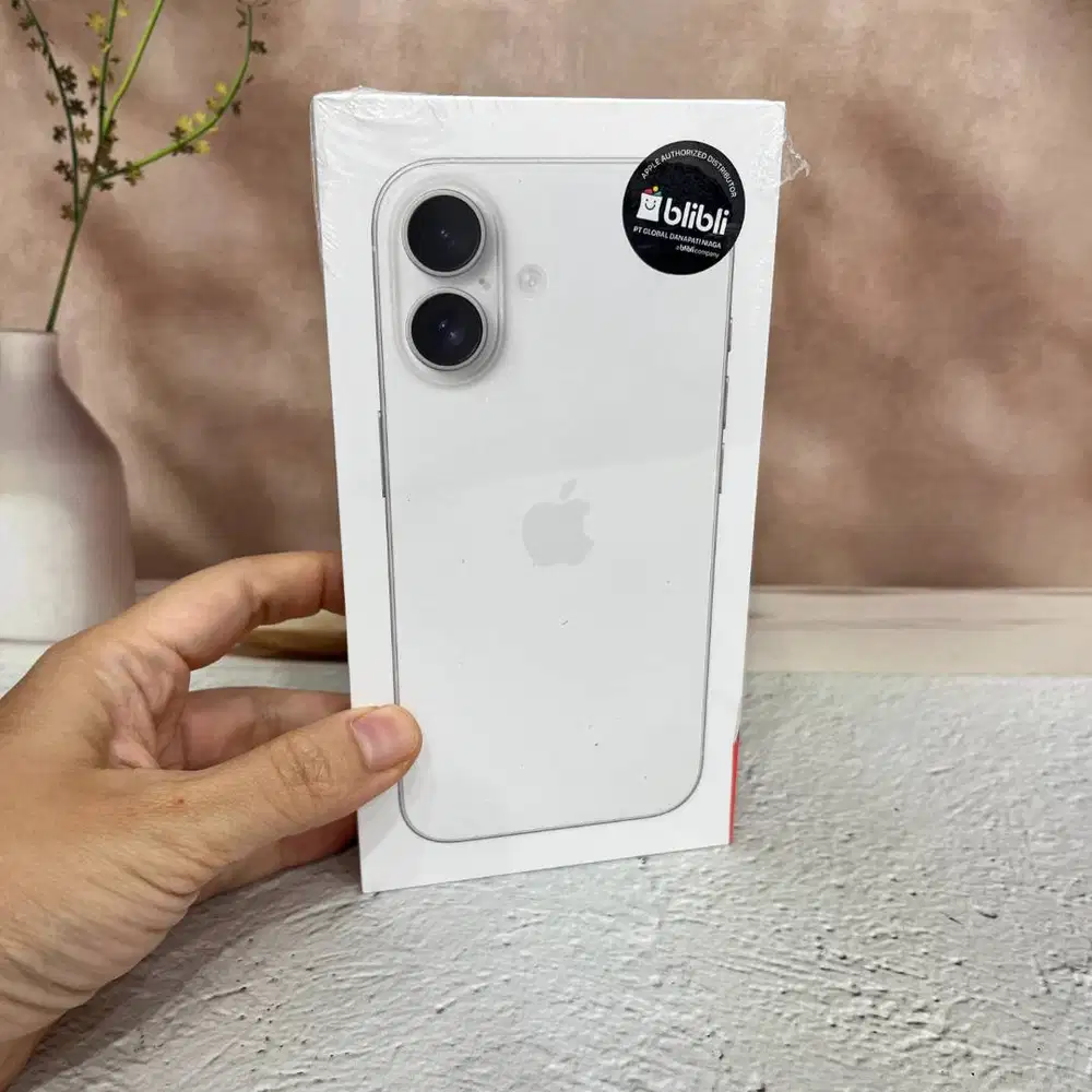 BARU iPhone 16 128GB White Garansi resmi Indonesia NEW BNIB