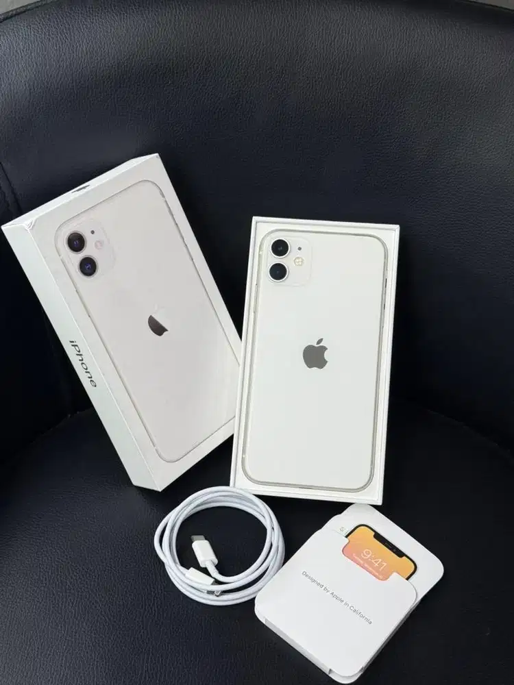 iphone 11 basic 128gb ibox bh 100% (gantian batre ori)