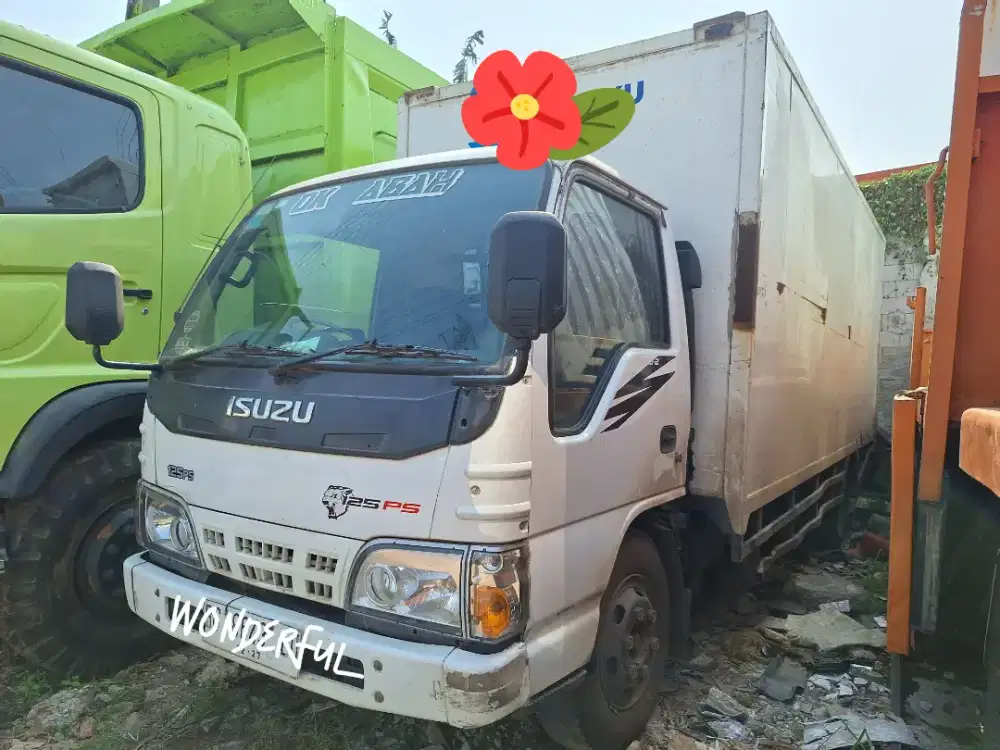 Isuzu Elf 6 Ban PS125Long Box Besi 5.5mtr Bio Solar Turbo Colt Diesel