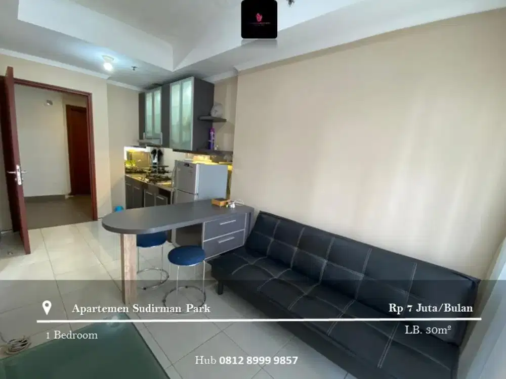 Disewakan Apartement Sudirman Park High Floor 1BR Full Furnished