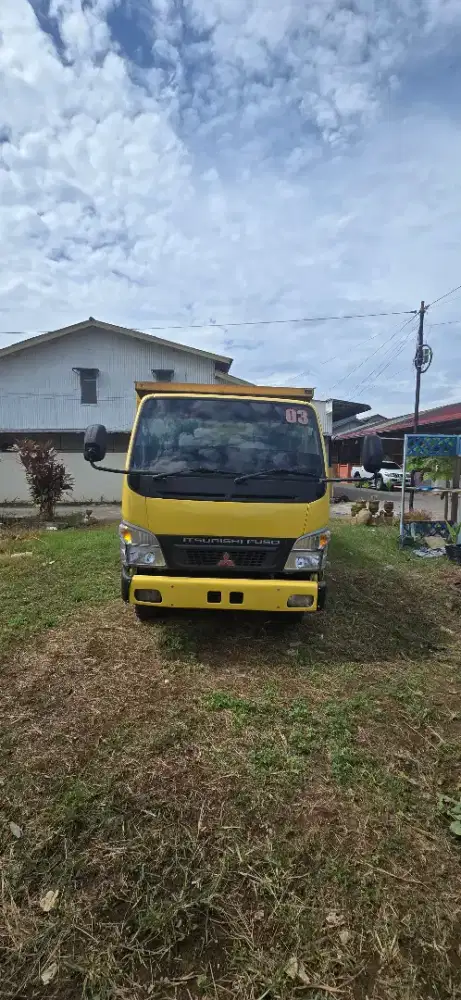 Dump truck  canter ps 125 tahun 2015 siap kerja