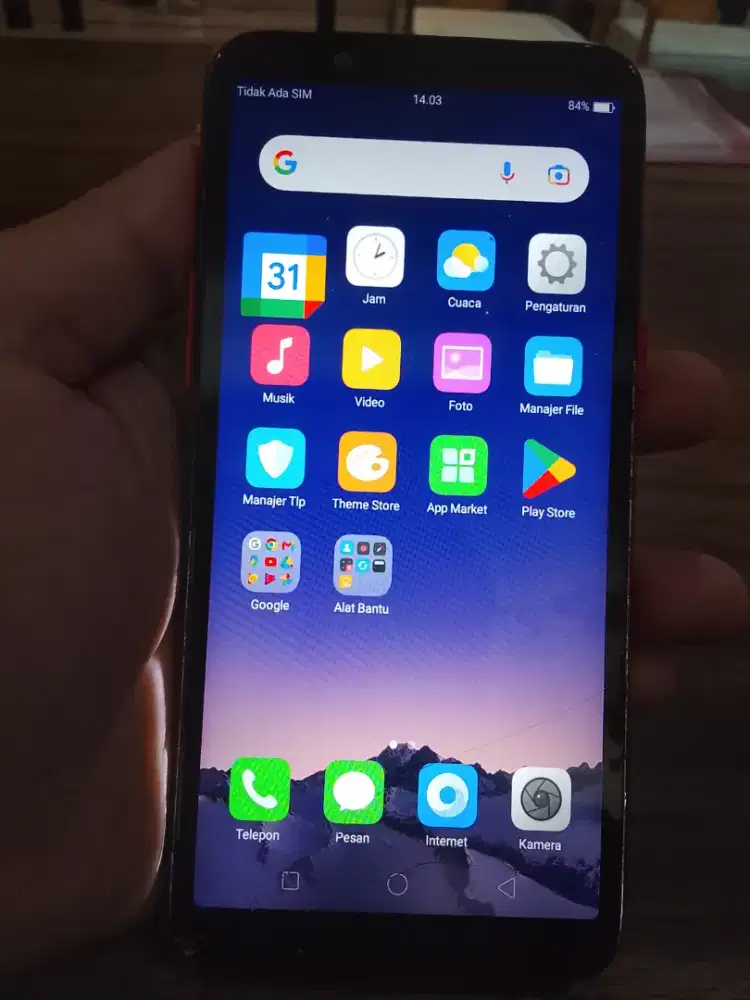 Oppo A83 RAM 2/16GB casing apa ada nya