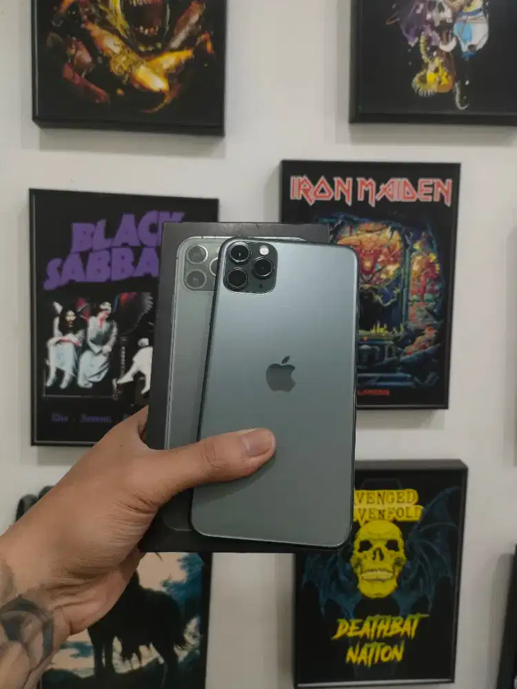 Iphone 11 Promax 256GB Fullset Faceid Off