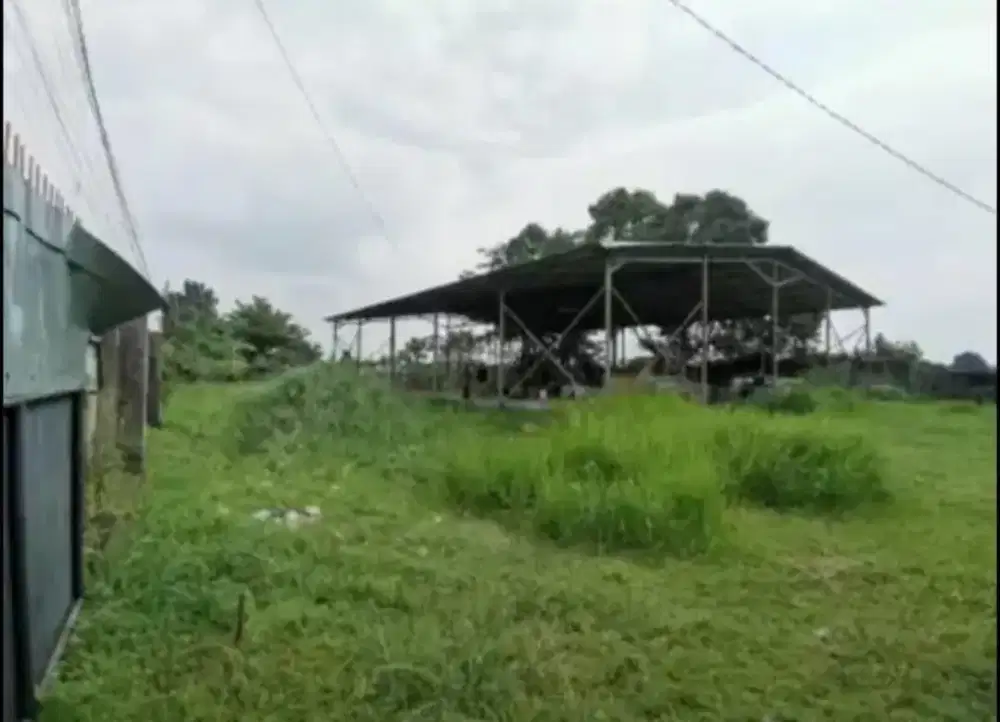 Dijual Tanah & Bangunan Gudang (Sangat Menarik)