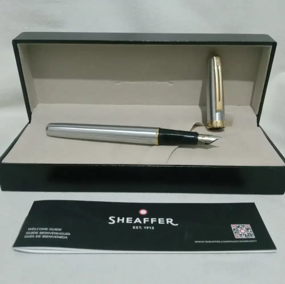 Sheaffer steel gold fp nib steel gold