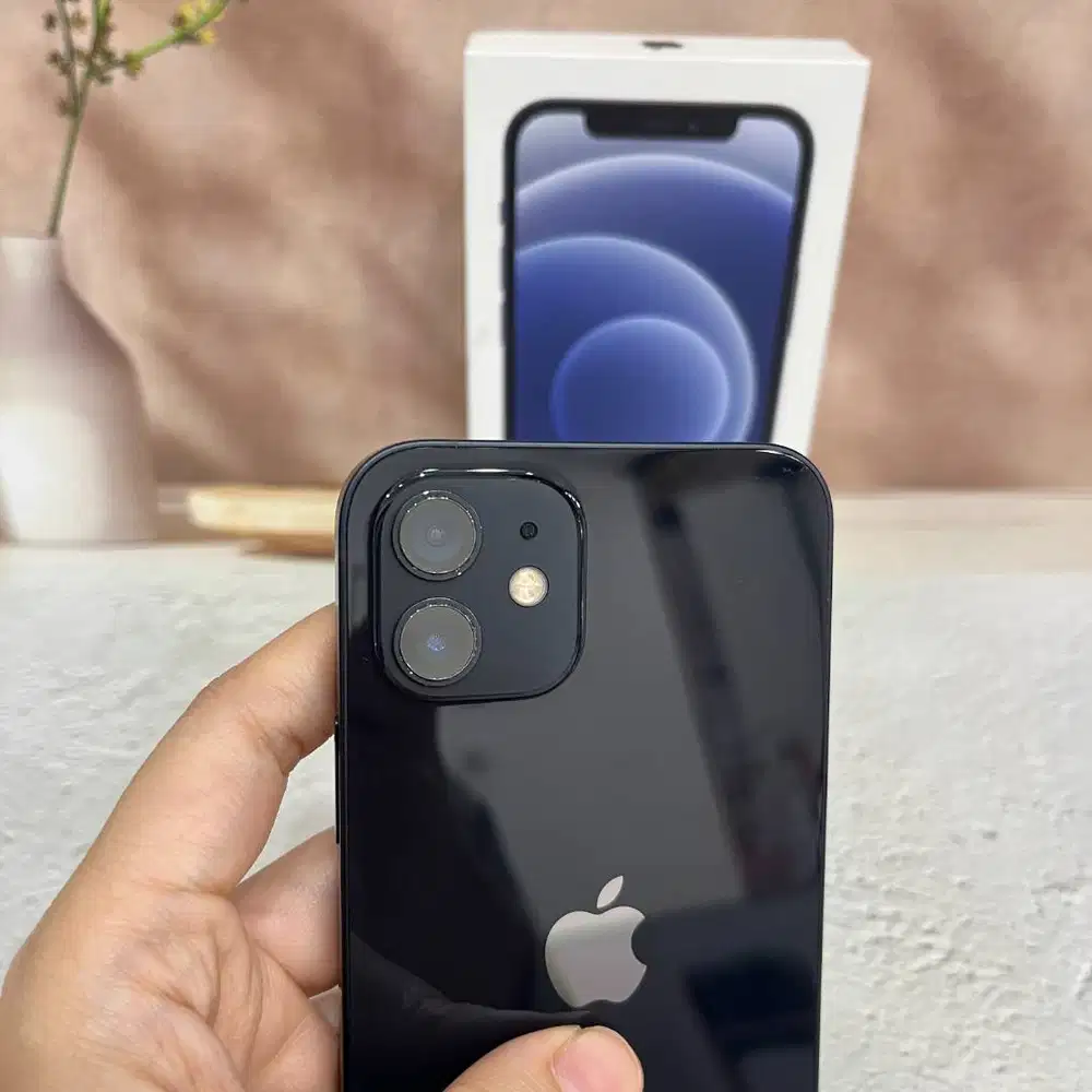 iPhone 12 128GB Black second iBox Fullset