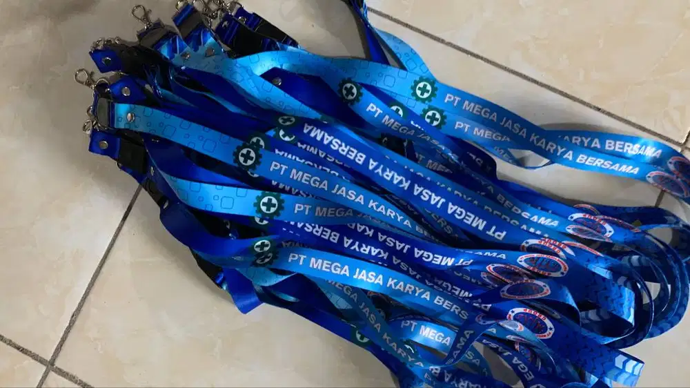 Tali lanyard dan id card custome