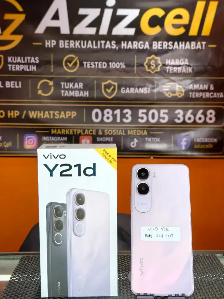 VIVO Y21D RAM 4+4/128