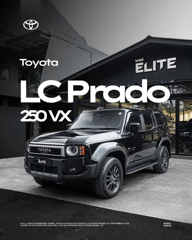 NIK 2026 Toyota Land Cruiser Prado 250 VX 2.8d Black Onyx