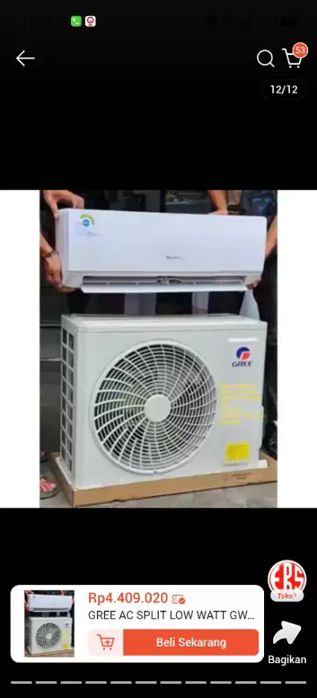 Kredit AC GREE 1PK hanya dengan KTP