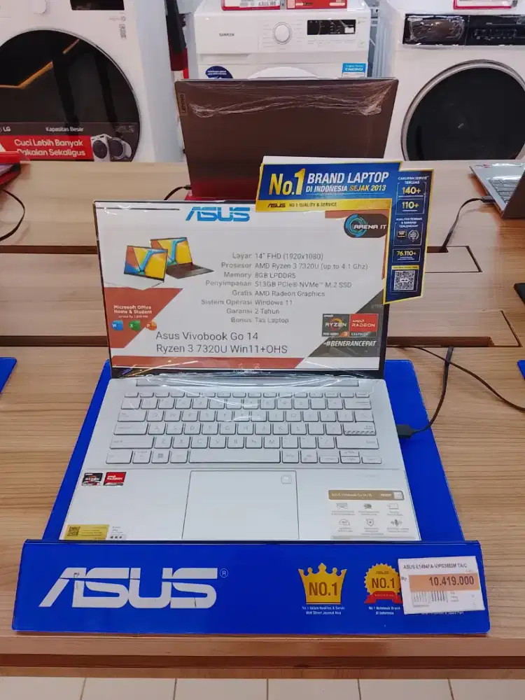 CICILAN ASUS E1404F4, TANPA DP BUNGA RENDAH