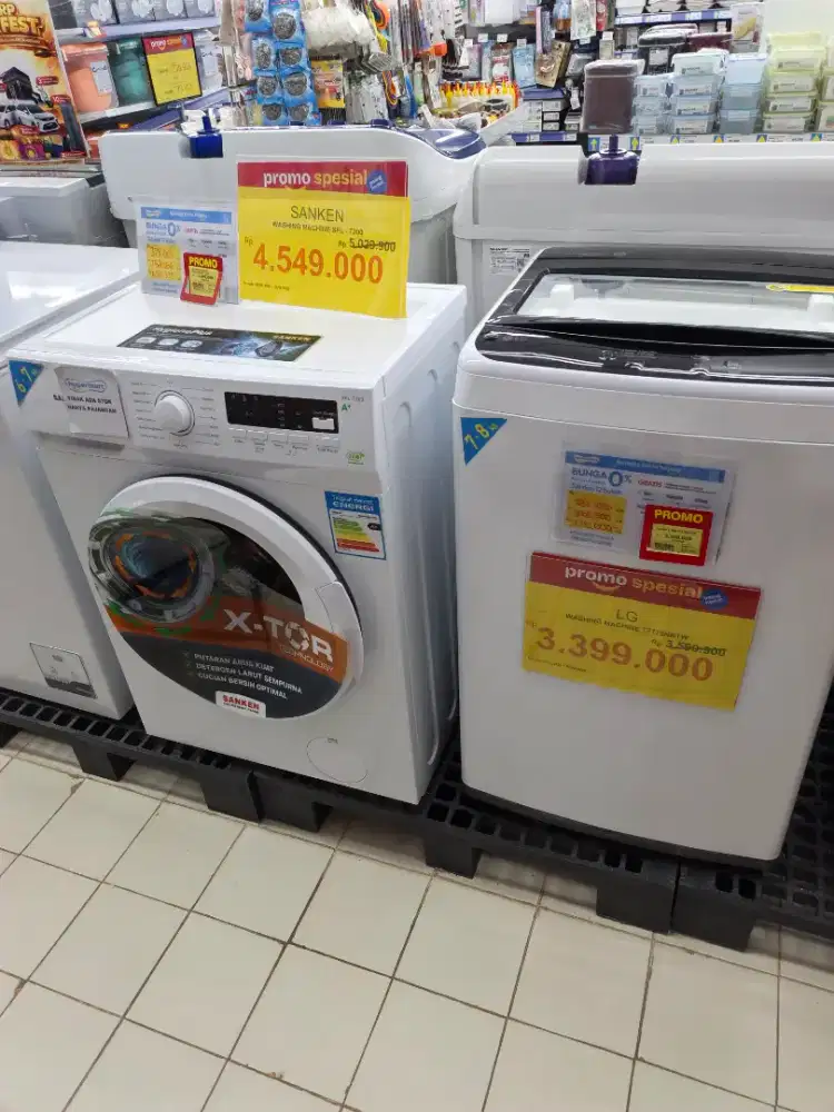 Promo mesin cuci shap