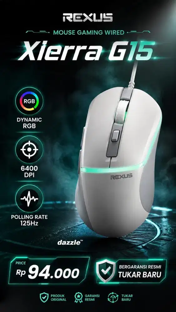 Rexus xierra G15 mouse gaming wired