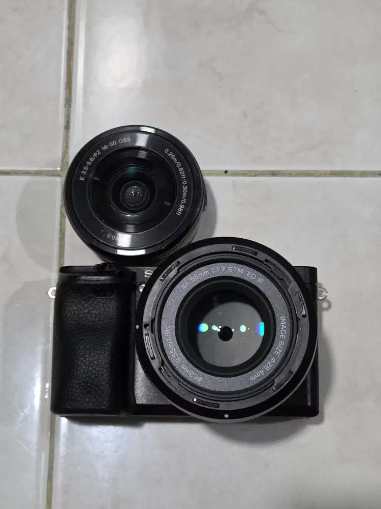 Sony A6400 + Kit Lens & Lensa Viltrox 56mm F/1.7