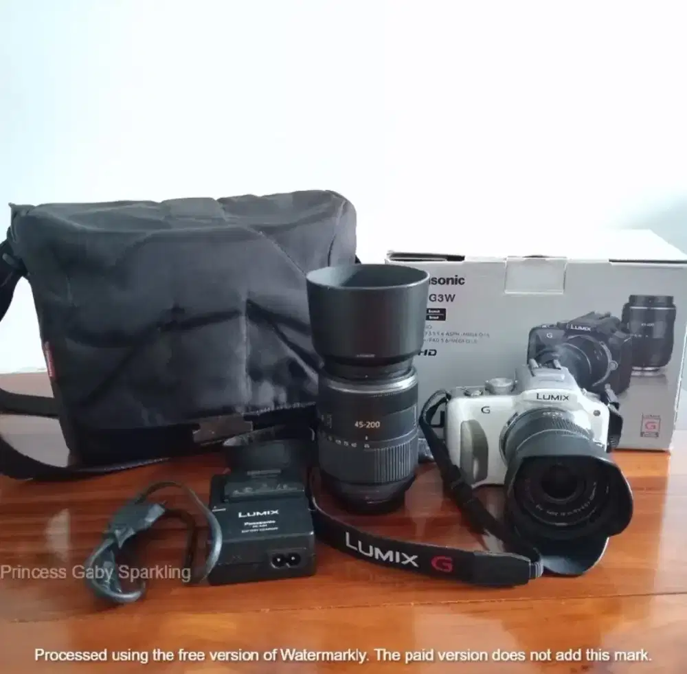Kamera Panasonic Lumix DMC G3W Mirrorless Camera Preloved